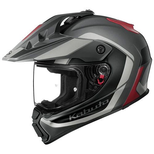 Kabuto Geosys GT Mips BLOCK - Flat Gunmetal Red