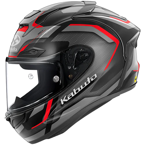 Kabuto F-17 GP Mips - Zestal - Flat Black/Red