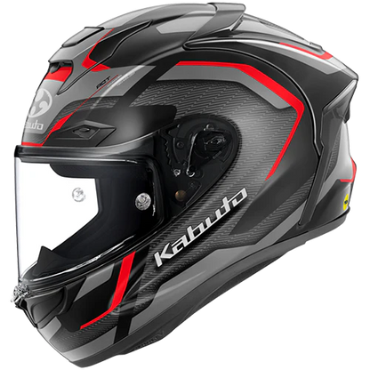Kabuto F-17 GP Mips - Zestal - Flat Black/Red