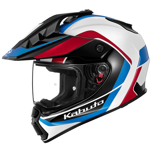 Kabuto Geosys GT Mips BLOCK - White Blue Red