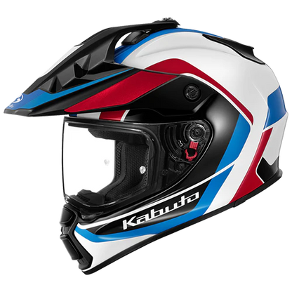 Kabuto Geosys GT Mips BLOCK - White Blue Red