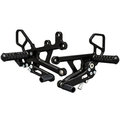 2006+ Yamaha R6 Woodcraft Rearsets - Standard Shift