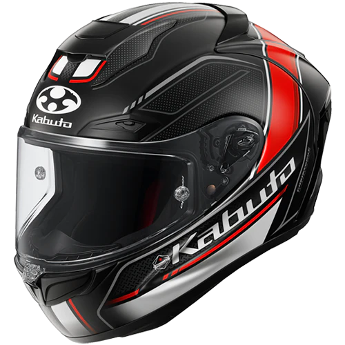 Kabuto F-17 GP Mips - Forte - Flat Black/Red