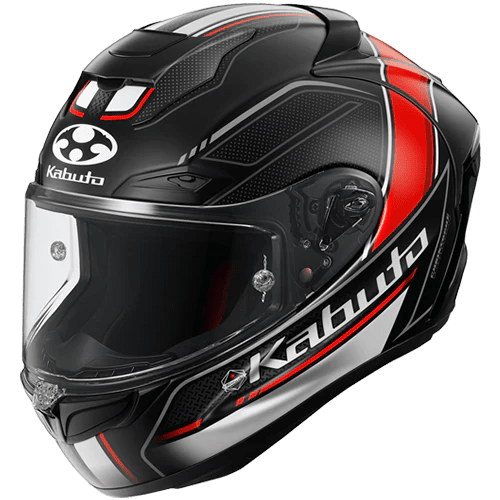 Kabuto F-17 GP Mips - Forte - Flat Black/Red - AmericanRBS