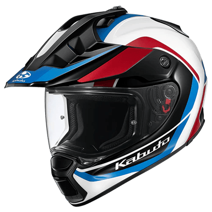 Kabuto Geosys GT Mips BLOCK - White Blue Red - AmericanRBS